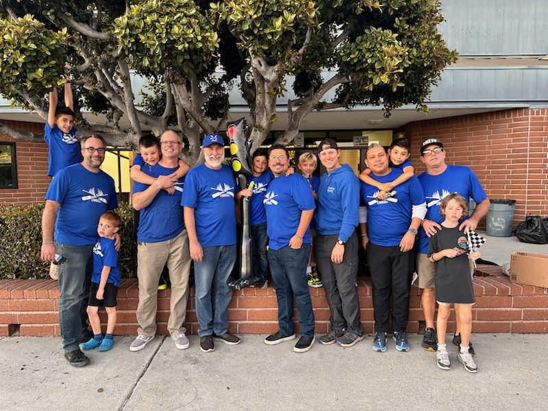 Mighty Creek dads and sons group photo